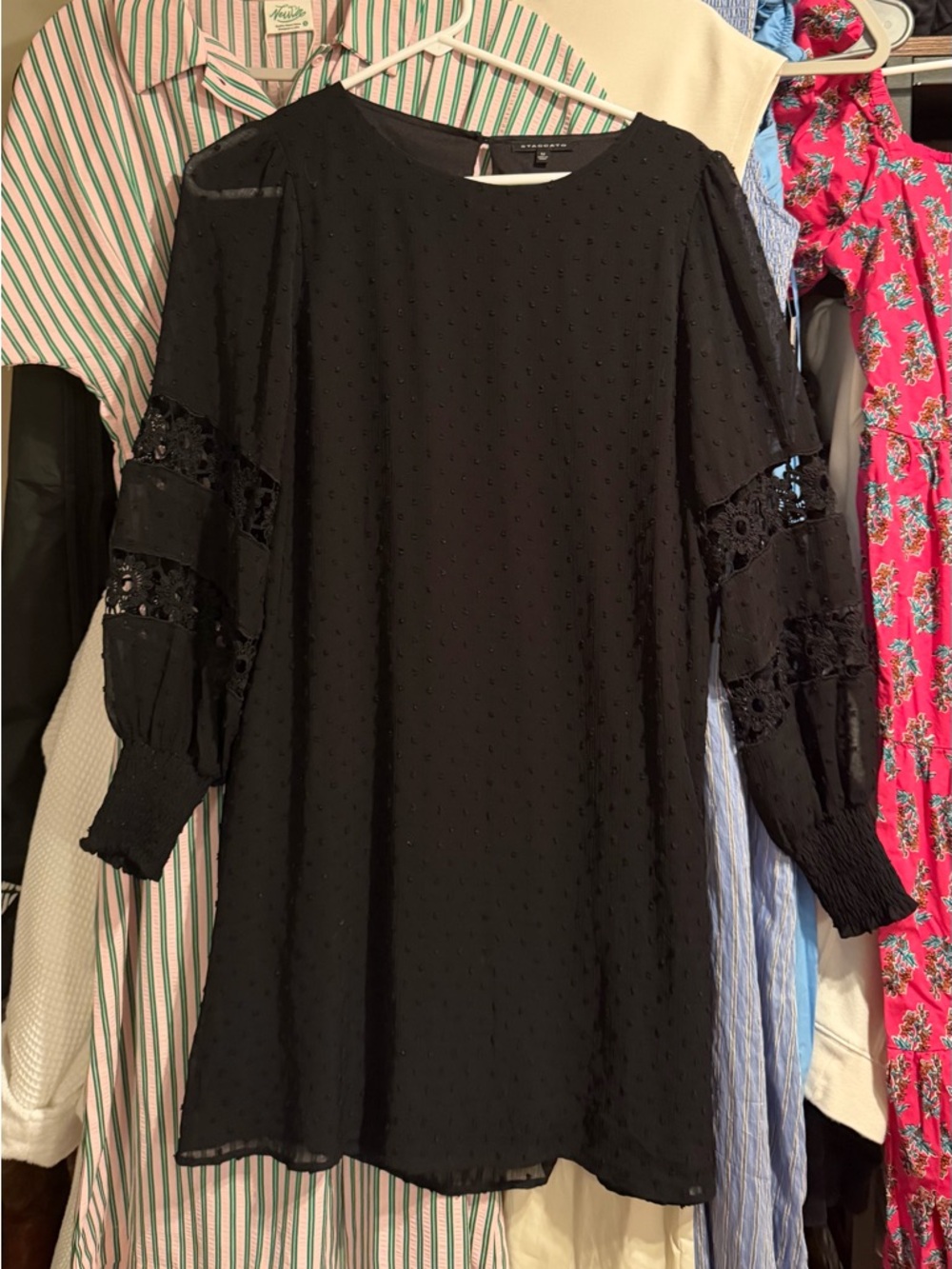 black dress